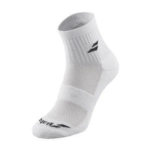 Calcetines Babolat Quarter 3 Pairs Pack Blancos