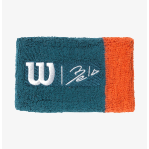 Muñequera Wilson Bela II Azul/Coral 2024