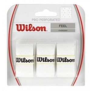 Blister Wilson 3 Overgrips Pro Perforado Blanco | Wilson