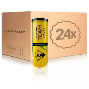 Cajon 72 Pelotas - 24 Botes de 3 uds - Dunlop Team Padel | Dunlop