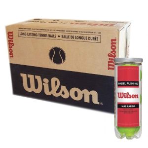 Cajon 72 Pelotas - 24 Botes de 3 uds - Wilson Rush 100 | Wilson