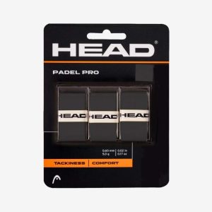 Overgrips Head Padel Pro Negro 3 Unidades | Head