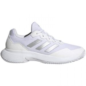 Zapatillas Adidas GameCourt 2 Blanco Plata Metal Mujer | Adidas