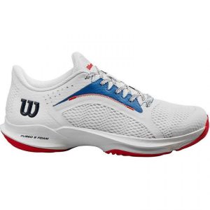 Zapatillas Wilson Hurakn 2.0 Blanco Azul Rojo Mujer