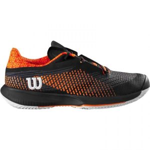 Zapatillas Wilson Kaos Swift 1.5 Clay Negro Naranja | Wilson
