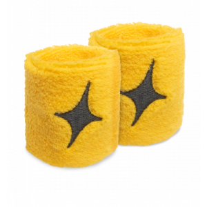 Muñequeras Starvie Amarillas Star Negra