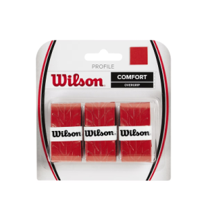 Pack 3 Overgrips Wilson Profile Comfort Rojo
